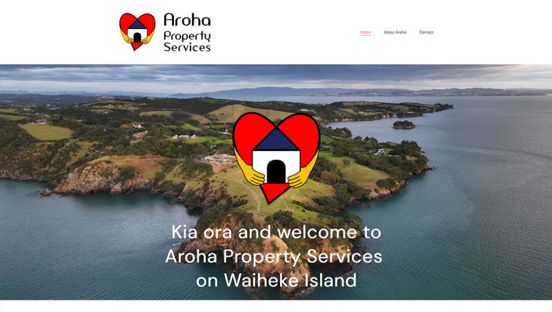 Webdesign pro Aroha Property Services